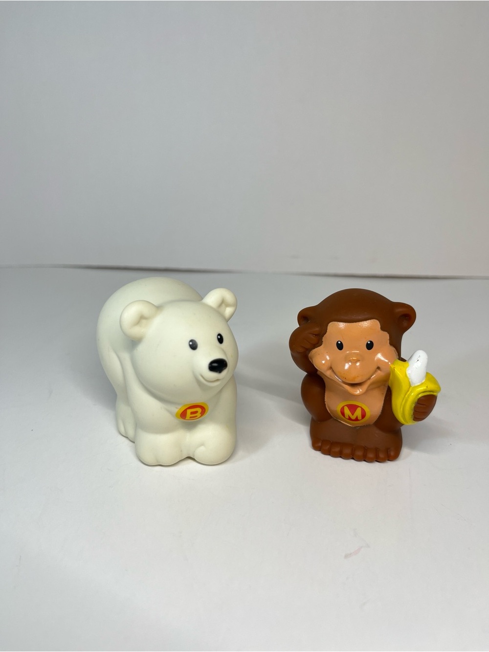 Little People Learning Zoo Alphabet Replacement Figure Monkey M Bear B Letter